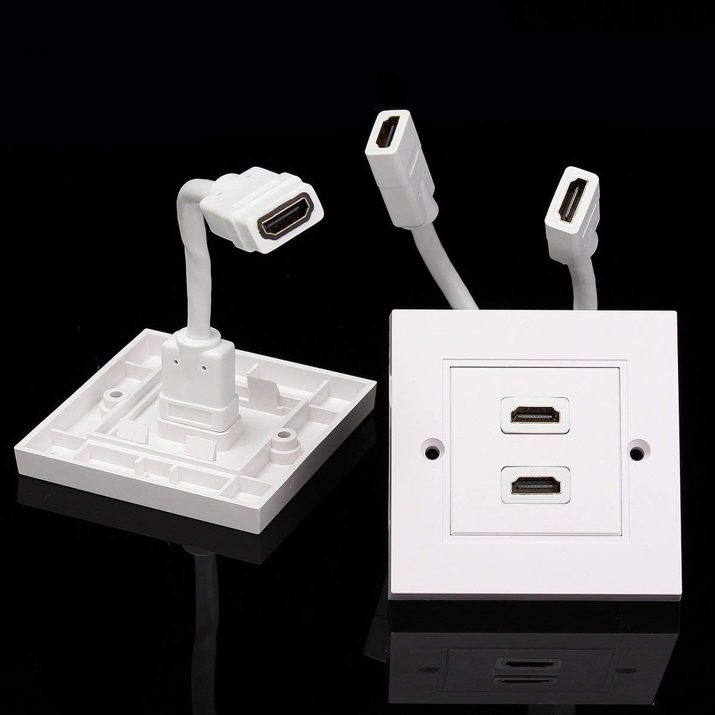 HDMI wall plate